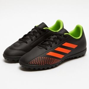 Adidas Black and Orange Soccer Cleats